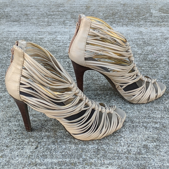EUC Aldo Caged Heels, Beige, 38/8 - Picture 5 of 10